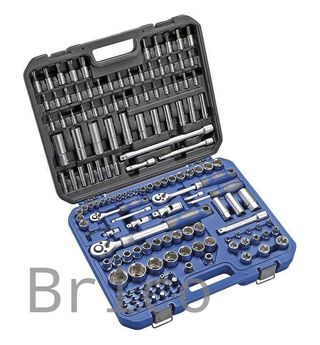 Juego Llaves de Vaso de 1/2", 1/4" Y 3/8" - 155 Piezas Alyco 192386