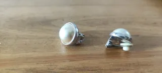 Pendientes Perlas de Mallorca Plateado.