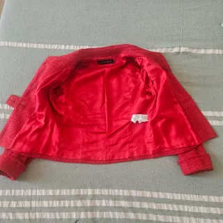 Giacca Zara Basic Rossa Tg XS