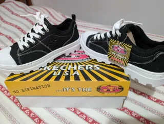 Zapatillas Skechers Retro Talla 37 Negras