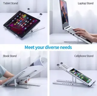 Soporte Metálico Ajustable para Portátil