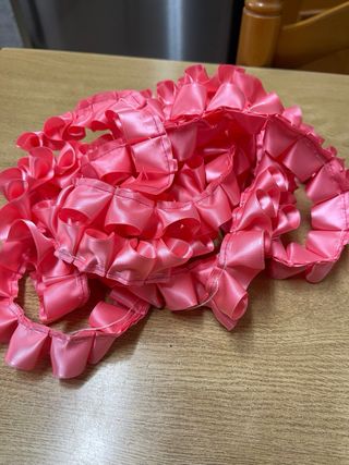 Falda de fallera Damasco rosa
