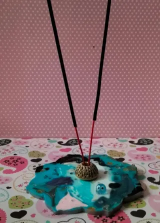 Quemador de incienso artesanal