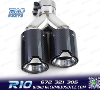 COLA ESCAPE DOBLE BMW M PERFORMANCE CARBONO CROMO DCH