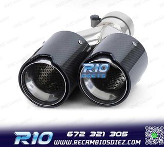 COLA ESCAPE DOBLE BMW M PERFORMANCE CARBONO CROMO DCH