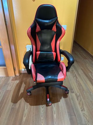 Silla Gaming Negra y Roja