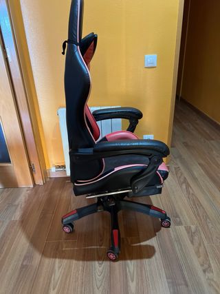 Silla Gaming Negra y Roja
