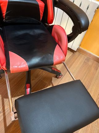 Silla Gaming Negra y Roja