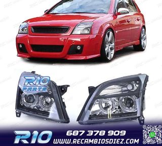 FAROS OPEL VECTRA C 02-05 SIGNUM 03-05 OJOS ANGEL FONDO NEGR