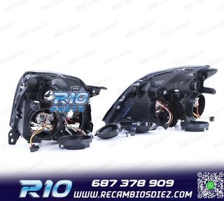 FAROS OPEL VECTRA C 02-05 SIGNUM 03-05 OJOS ANGEL FONDO NEGR