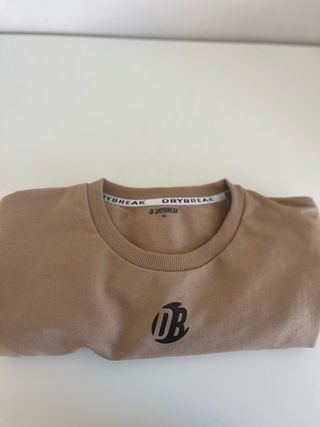 Sudadera Drybreak Beige Logo DB