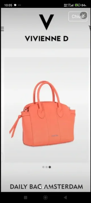 Borsa Vivienne b Arancione