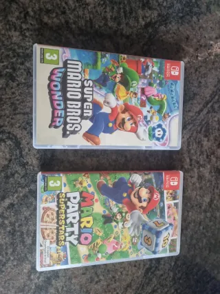 Super Mario Bros. Wonder y Mario Party Superstars