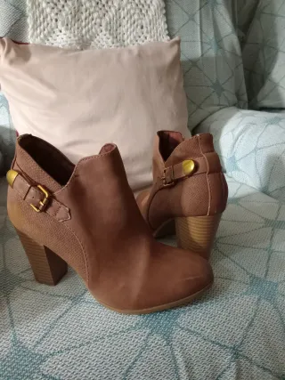 Botines Marrones Mujer