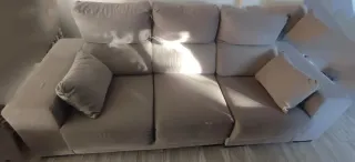 Sofá de 3 plazas gris