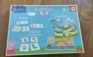 Puzzle Peppa Pig SuperPack 4 en 1.