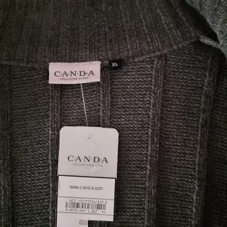 Chaqueta de punto Canda verde talla XL