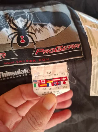 Anorak Spyder Talla 14 Niños