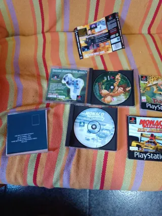 Lote 3 Giochi PlayStation 1: Tarzan, Monaco GP