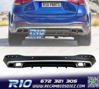 DIFUSOR MERCEDES GLE W167 20- + COLAS ESCAPE LOOK AMG GLE63