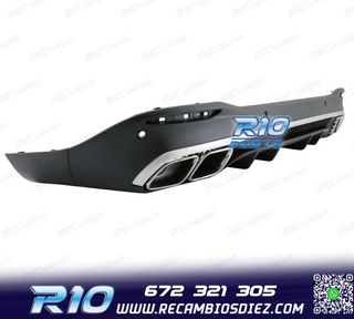 DIFUSOR MERCEDES GLE W167 20- + COLAS ESCAPE LOOK AMG GLE63