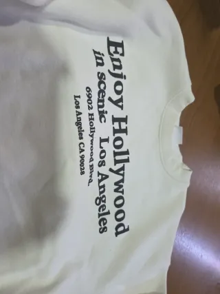 Sudadera Blanca Enjoy Hollywood