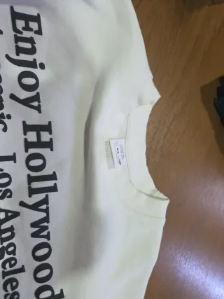 Sudadera Blanca Enjoy Hollywood