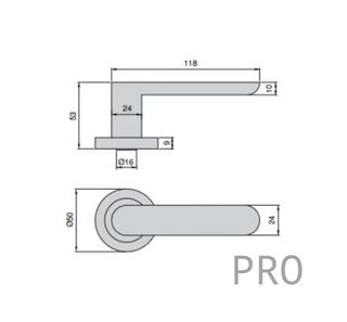 Manetas para puertas Emuca