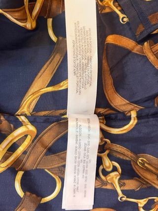 Camisa Massimo Dutti Estampado Cadena y Hebillas