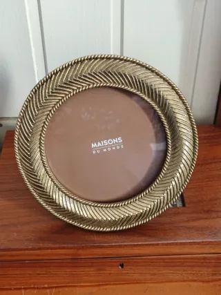 Cornice Maison du Monde tonda dorata