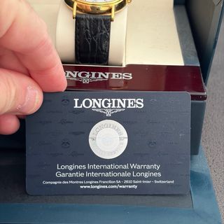Reloj Longines Oro Negro Nuevo