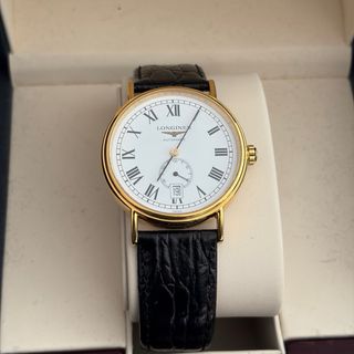 Reloj Longines Oro Negro Nuevo
