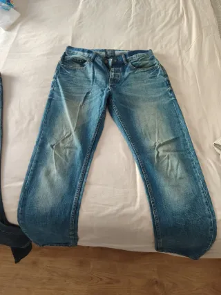3 Pantalones Vaqueros Azules