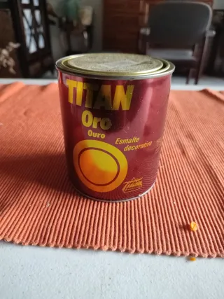 Bote Pintura Titan Oro