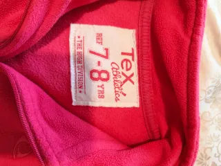 Forro polar niña rosa