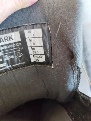 Botas Snowboard Spark Talla 39.5