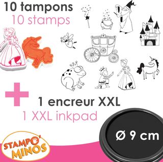 Sellos STAMPO MINOS - Princesas - Aladine