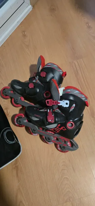 Patines en línea y protecciones niño