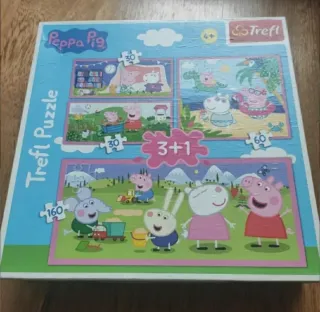 Puzzle Peppa Pig 3+1