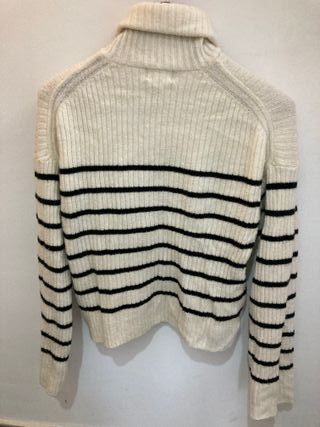 Jersey de cuello alto a rayas