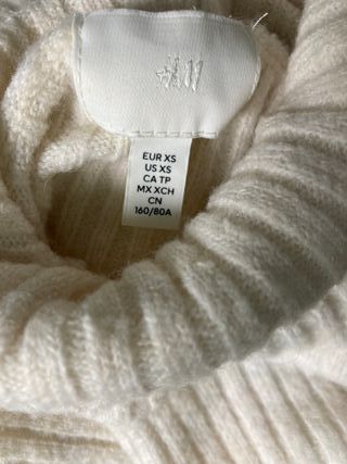 Jersey de cuello alto a rayas