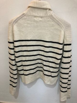 Jersey de cuello alto a rayas