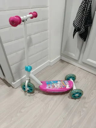 Patinete infantil 3 ruedas unicornio