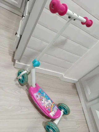Patinete infantil 3 ruedas unicornio