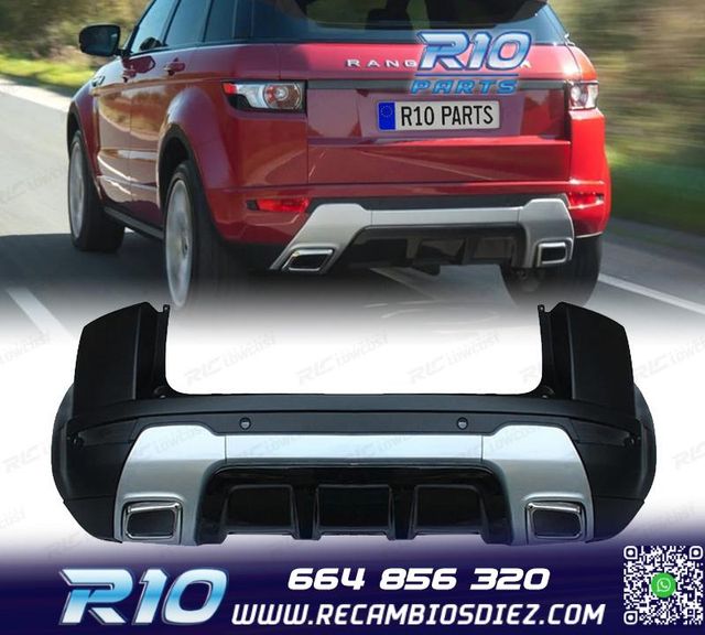 PARAGOLPES TRASERO RANGE ROVER EVOQUE LOOK DYNAMIC PDC