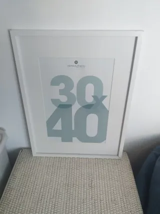 Marco fotos 30x40 Atmosphera. Desperfecto en marco