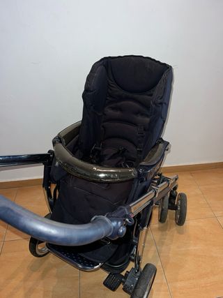 Carro Bebecar Azul Marino Completo