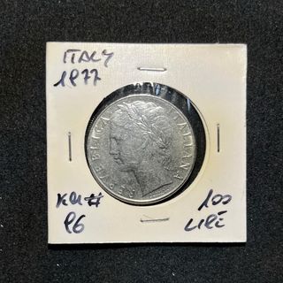 Collectible Coin 100 Lire 1977 KM# 96.1 🇮🇹