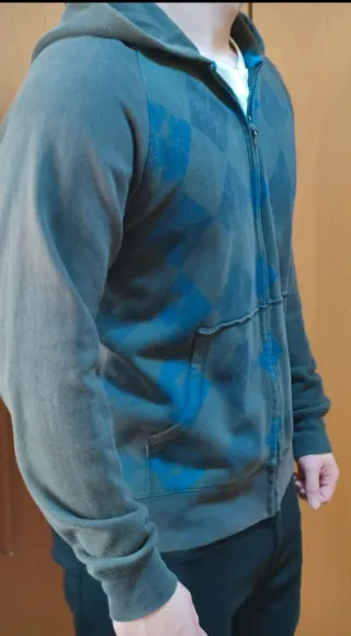 Sudadera Springfield con capucha y cremallera