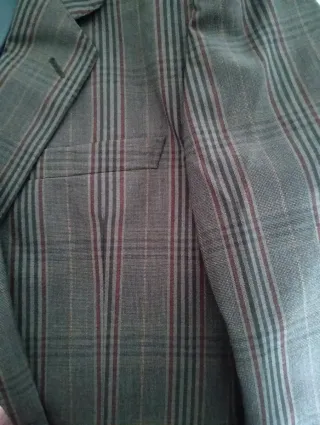 Completo classico uomo a quadretti vintage